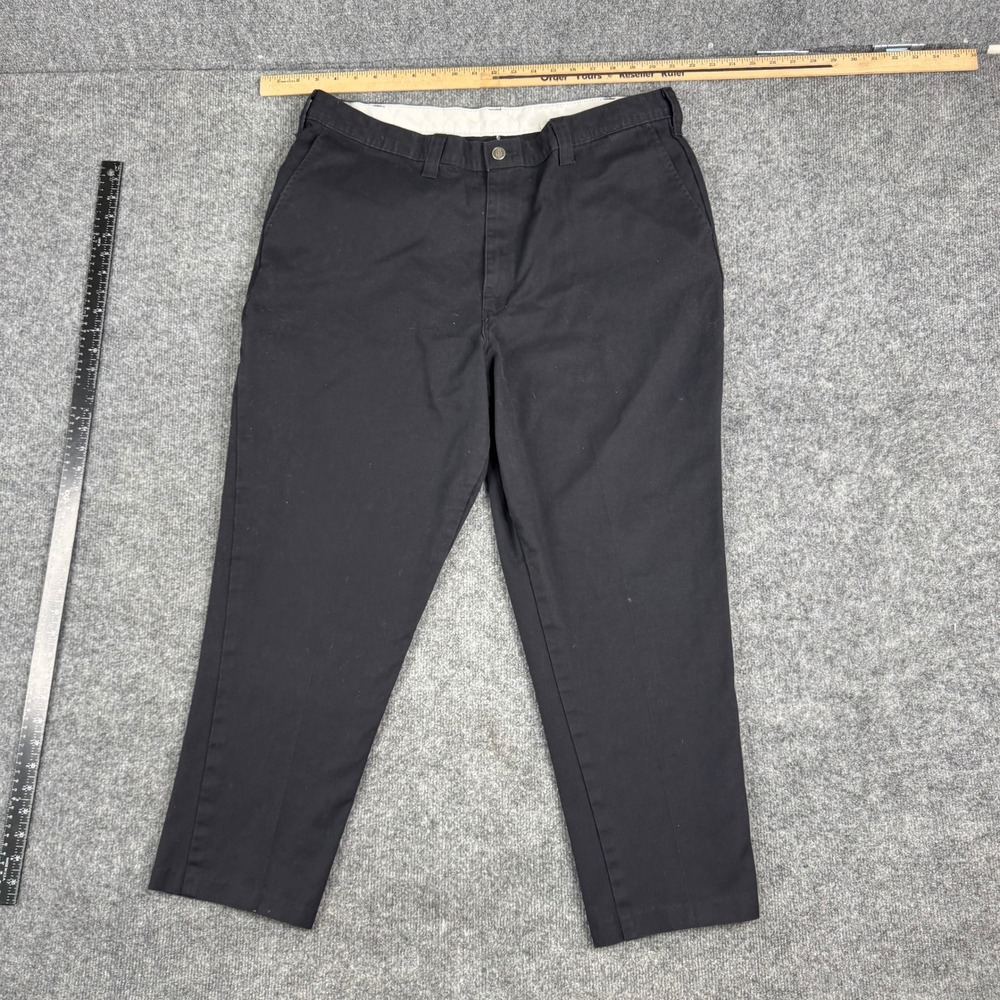 Dickies Pants Mens Size 40x30 Black Straight Leg Durable Twill Workwear Casual